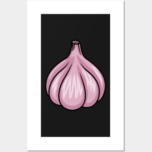 Whole Garlic Bulb | Aromatic herbs Posters and Art